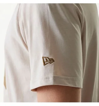 New Era T-shirt Mlb Regular New York Yankees Stone Bianco Beige | New Era | 