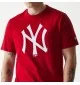 New Era T-shirt Mlb Regular New York Yankees Rosso | New Era | 