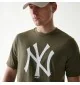 New Era T-shirt Mlb Regular New York Yankees Verde | New Era | 
