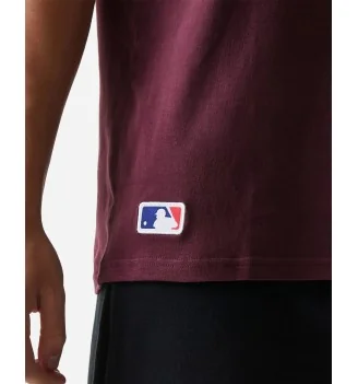 New Era T-shirt Mlb Regular New York Yankees Bordeaux | New Era | 