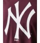 New Era T-shirt Mlb Regular New York Yankees Bordeaux | New Era | 