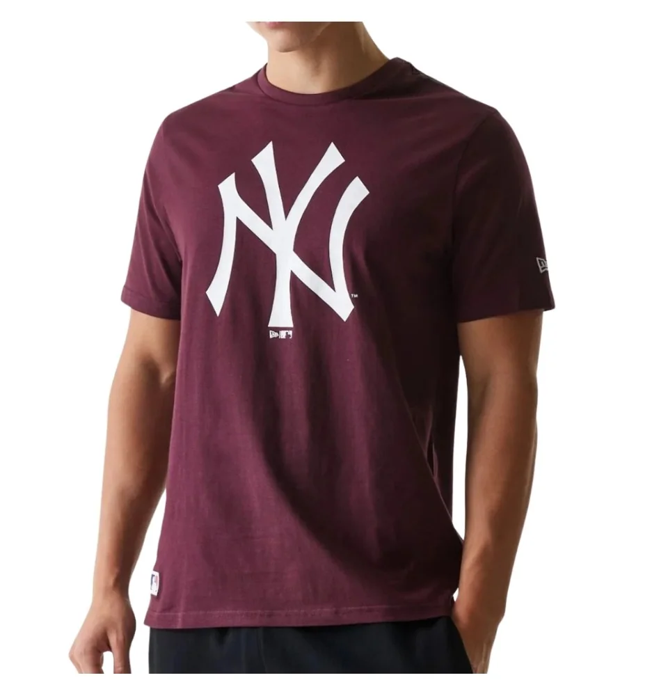 New Era T-shirt Mlb Regular New York Yankees Bordeaux 60590463