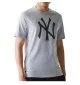 New Era T-shirt Mlb Regular New York Yankees Grigio 60590469
