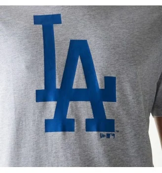 New Era T-shirt Mlb Regular Los Angeles Dodgers Grigio Blu | New Era | 