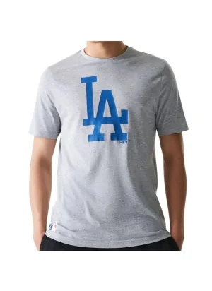 New Era T-shirt Mlb Regular Los Angeles Dodgers Grigio Blu 60590467