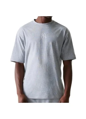 New Era T-shirt Mlb Le Midi New York Yankees Grigio 60675750