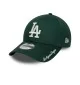New Era Cappello Visor Script 9forty Los Angeles Dodgers Verde Scuro 60758994