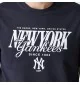 New Era T-Shirt Mlb Reg Script New York Yankees Blu Navy | New Era | 