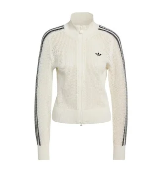 Adidas Giacca Crochet Bianco KC6496