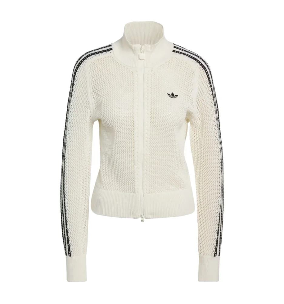 Adidas Giacca Crochet Bianco KC6496