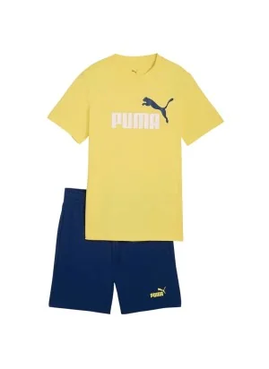 Puma Tuta Essential No. 1 Logo 2 Color Kids Giallo E Blu 686298-35