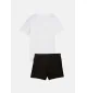 Puma T-shirt Ess No.1 Logo Girls Bianco Rosa E Nero | Puma | 