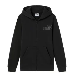 Puma Felpa Full Zip Essentials Rhinestone Girls Nero 693854-01