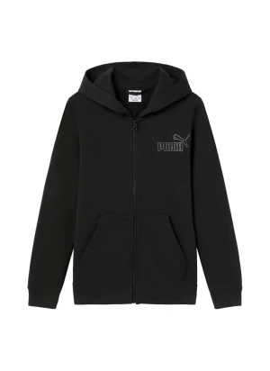 Puma Felpa Full Zip Essentials Rhinestone Girls Nero 693854-01