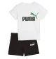 Puma Tuta Minicats Essentials Inf Bianco Nero Verde v