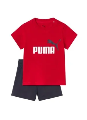 Puma Tuta Minicats Essentials Inf Rosso Nero 686285-11