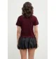 Adidas T-shirt Lace Cali W Rosso Marrone | Adidas | 
