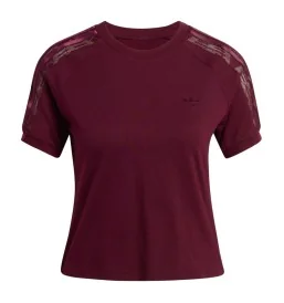 Adidas T-shirt Lace Cali W Rosso Marrone