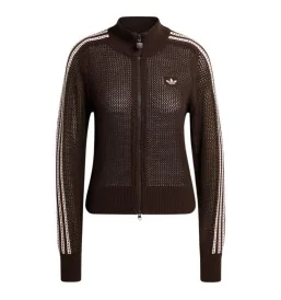 Adidas Giacca Crochet Uncinetto Firebird W Marrone KE0202