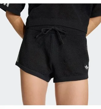 Adidas Pantaloncini Crochet Uncinetto Nero | Adidas | 