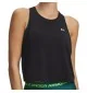 Under Armour Canotta Crop Mesh Tech Sport Nero 6011229 0001