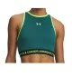 Under Armour Canotta Crop Heatgear Mesh Verde 6010007 0338