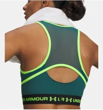 Under Armour Canotta Crop Heatgear Mesh Verde | Under Armour | 