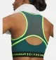 Under Armour Canotta Crop Heatgear Mesh Verde | Under Armour | 