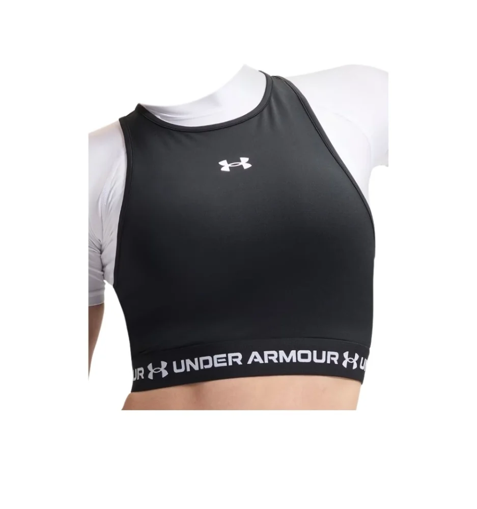 Under Armour Canotta Crop Heatgear Mesh Nero 6010007 0008