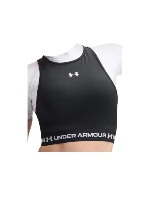 Under Armour Canotta Crop Heatgear Mesh Nero 6010007 0008