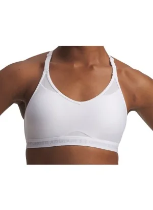 Under Armour Reggiseno HeatGear® Crossback Low Bianco 1386424 0102