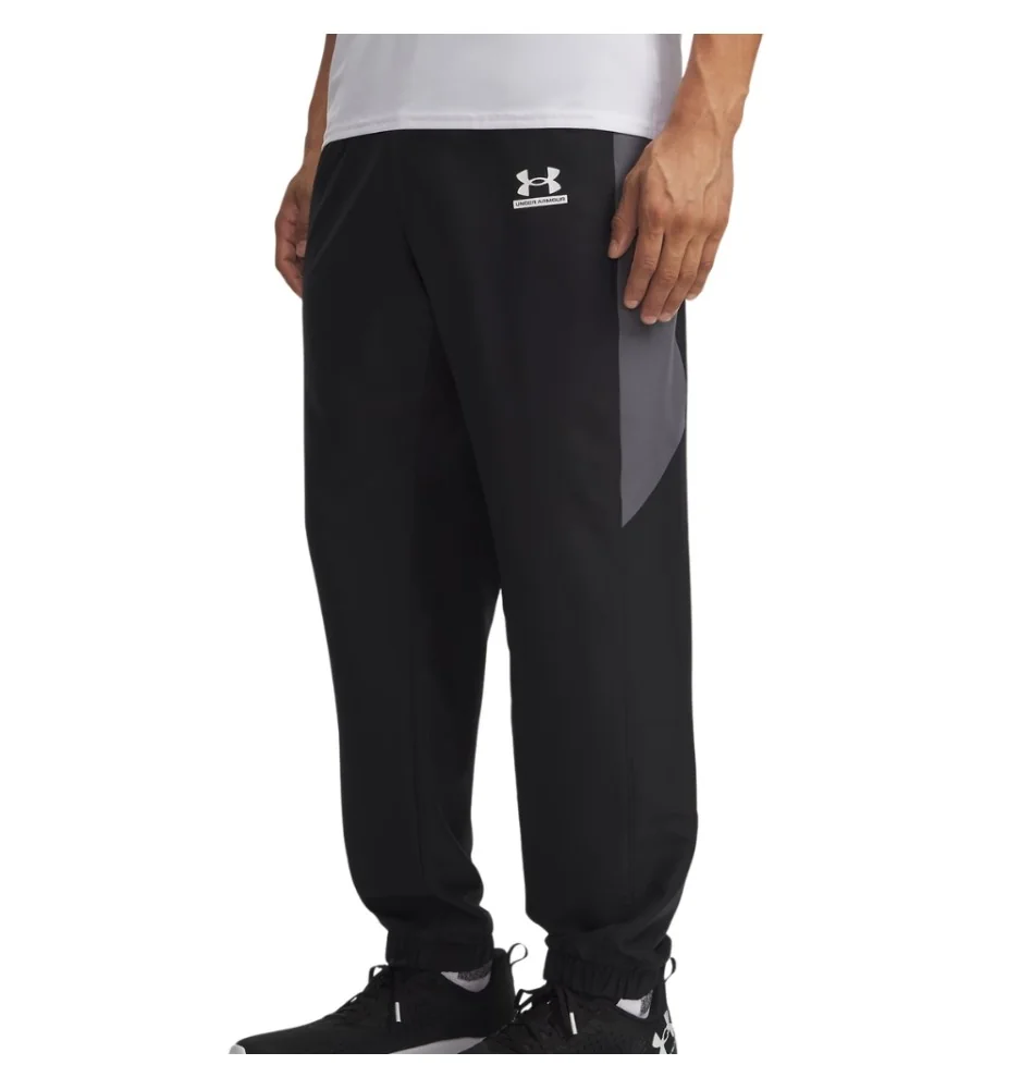 Under Armour Pantaloni Tech Sport Nero Grigio