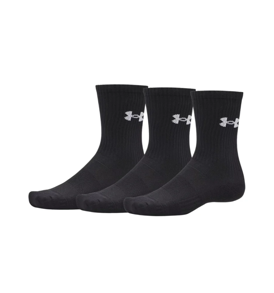 Under Armour Calzini Performance Crew 3 Paia Nero 6009685 008