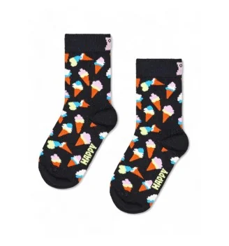 Happy Socks Calzini Ice Cream Gelato Bambini Nero P001452