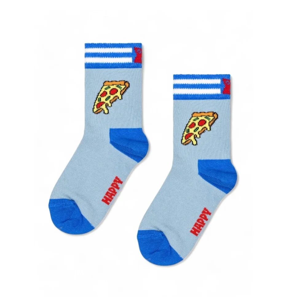 Happy Socks Calzini Pizza Slice Bambini Blu P001455