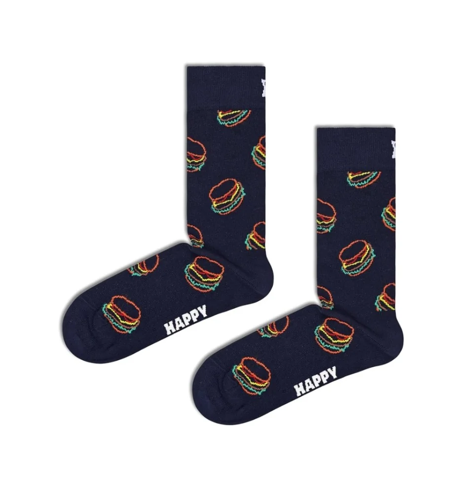 Happy Socks Calzini Lunch Time Blu LUT01-6500