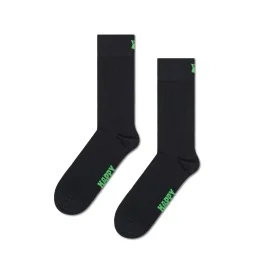 Happy Socks Calzini Solid Nero Verde P001003