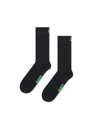 Happy Socks Calzini Solid Nero Verde P001003