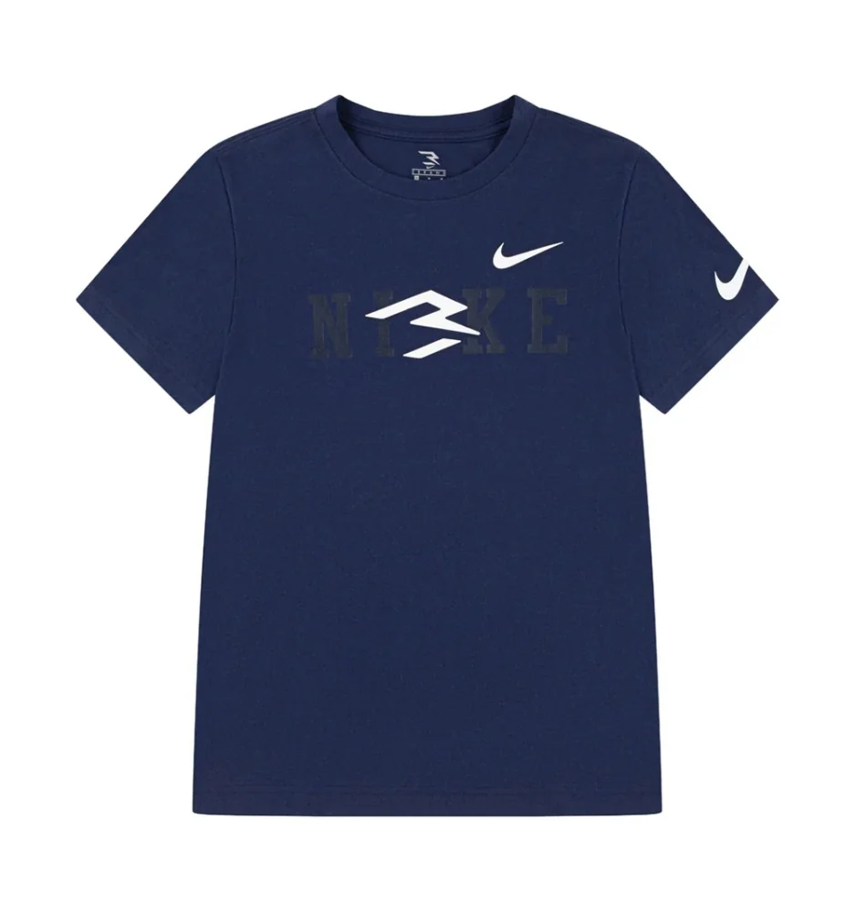 Nike T-shirt Wordmark 2.0 Bambini Blu 9Q1092-U90