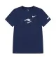 Nike T-shirt Wordmark 2.0 Bambini Blu 9Q1092-U90