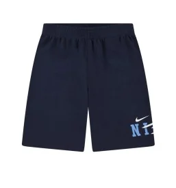 Nike Pantaloncini Collegiate French Terry Kids Blu 9Q1090-U90
