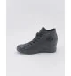 Converse Scarpe Chuck Taylor All Star Mid Lux Leather Zeppa Full Nero | Converse | 
