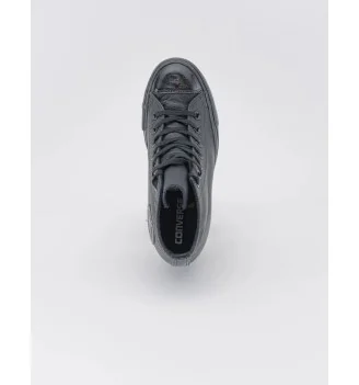 Converse Scarpe Chuck Taylor All Star Mid Lux Leather Zeppa Full Nero | Converse | 