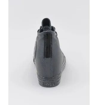 Converse Scarpe Chuck Taylor All Star Mid Lux Leather Zeppa Full Nero | Converse | 