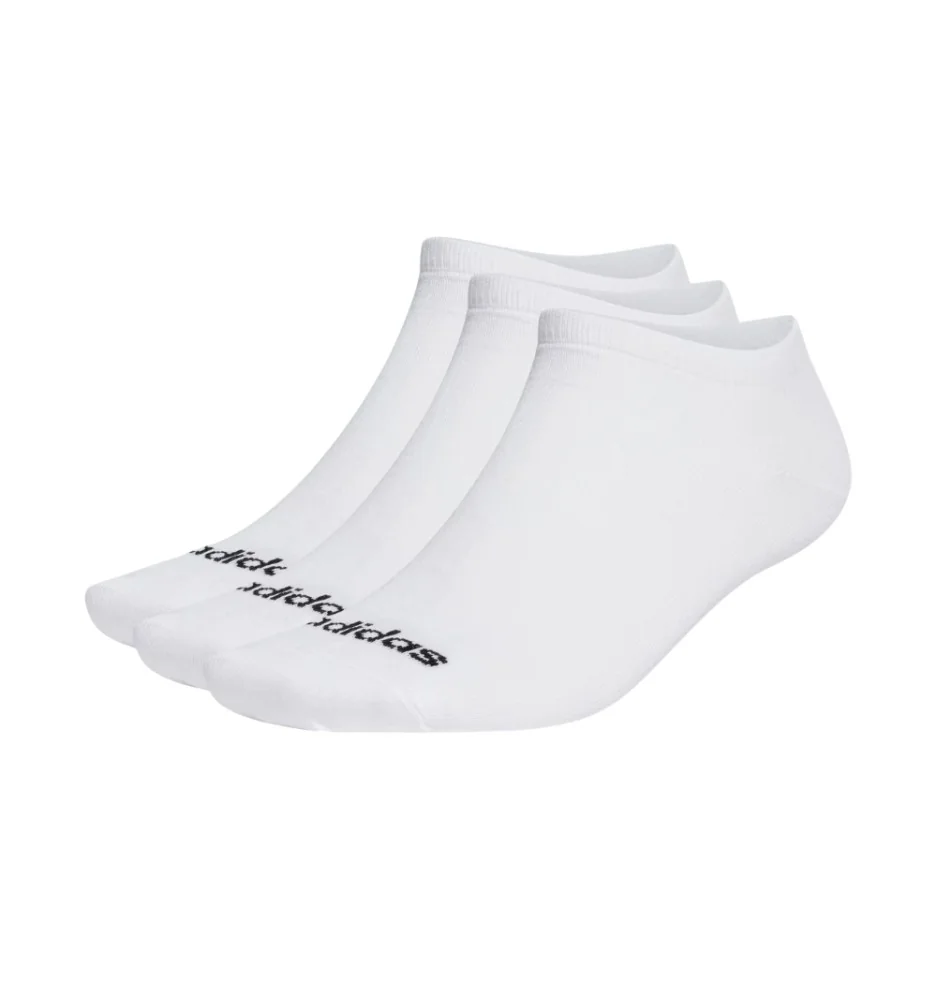 Adidas Calzini Linear Low 3 Paia Bianco Nero HT3447