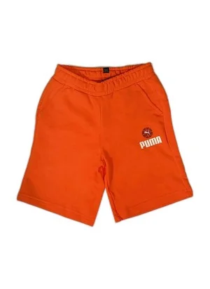 Puma Pantaloncini Blank Base Boy's Swats Short Arancione 684811-02