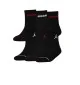 Jordan Calzini Legend Crew 6 Paia Nero Bianco Rosso BJ0343-023