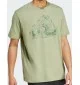 Adidas T-shirt Topografico Maps City Escape Landscape Graphic Verde | Adidas |