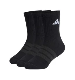 Adidas Calzini Crew Polpaccio 3 Paia Bambini Nero Bianco JZ0527