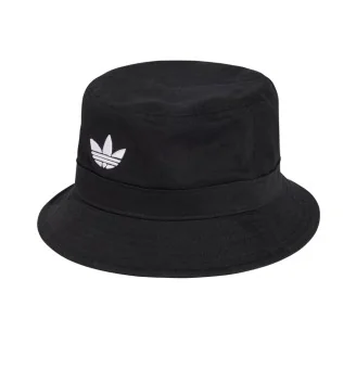 Adidas Cappello Bucket Adicolor Trefoil Nero Bianco JC6041
